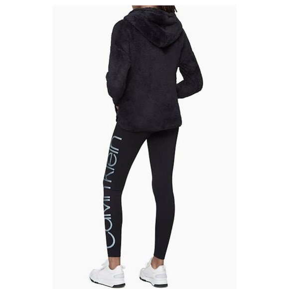 calvin klein leggings black full logo small - Picture 3 of 4